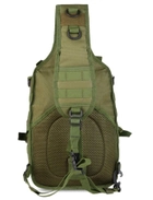 Рюкзак сумка тактическая военная Eagle M04G Oxford 600D 20л через плечо Green - изображение 2