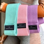 Набор тканевых фитнес резинок Hip Resistance Band LT-003 3шт.