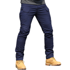 Тактические штаны Lesko 2020 Dark Blue размер 2XL армейские мужские брюки - изображение 1