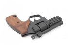 Револьвер под патрон флобера РС 1.0 СЕМ с планкой вивера - изображение 4