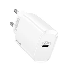 Сетевое зарядное устройство с входом Type-C USAMS T39 Single Port PD Fast Charger | 20W, PD3.0|. White