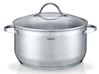 Кастрюля Fissman Luminosa 24х11.5см/5.1л с индукционным дном и стеклянной крышкой (SS-5334.24)