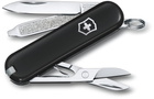 Складной нож Victorinox CLASSIC SD Colors Dark Illusion 58мм/1сл/7функ/черн /ножн Vx06223.3G - зображення 1