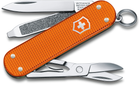 Складной нож Victorinox CLASSIC SD 58мм/1сл/5функ/рифл.оранж (Lim.Ed. 2021) Vx06221.L21 - изображение 1