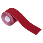 Кинезио тейп пластырь Kinesio Tape SP-Sport My Fit 5504-5 ширина 5см длина 5м Red - изображение 2