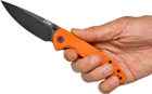 Нож CJRB Knives Feldspar Black Blade AR-RPM9 Steel Оранжевый (27980302) - изображение 5