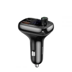 Автомобільний АЗП Baseus FM Launcher S-13 2USB + Type-C black