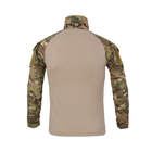 Тактична сорочка Lesko A655 Camouflage 3XL (40р.) кофта з довгим рукавом камуфляжна армійська для військових (SKU_4256-12572) - зображення 2