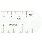 Гоніометр лінійка для вимірювання рухливості суглобів 250 мм 360° - зображення 2