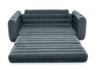 Двомісний надувний диван Intex Pull-Out Sofa трансформер Чорний 203х224х66 см (IP-171848)