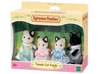 Ігровий набір Epoch Sylvanian Families Сім'я Чорно-білих котів Tuxedo Cat Family Set (5181)