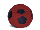 Пуф М'яч 1 метр Оксфорд Крісло-мішок Ardent Червоно-чорний - зображення 1