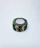 Бинт эластичный Coban фиксирующий самоскрепляющийся Кобан зеленый камуфляж 2,5 см х 4,5 м - изображение 2
