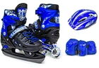 Комплект ролики-коньки с защитой 2in1&nbsp;Scale Sport. Dark blue (размер 29-33) 97811142