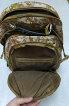 Туристичний, тактичний рюкзак BoyaBy 60 л вбудований USB порт Камуфляж - зображення 7