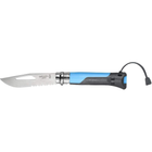 Нож Opinel №8 Inox Outdoor Azur синий - изображение 1