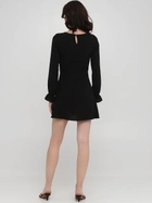 Платье мини осеннее женское H&M 0-1622 36 Черное (LD2000001069677_KAY2000001069677) - изображение 2