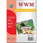 Фотобумага WWM 10x15 (G225.F500)