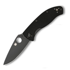 Нож Spyderco Tenacious, Black Blade (C122GBBKP) - изображение 1