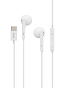Наушники с микрофоном Hoco L10 Type-C Белые