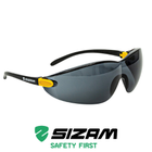 Затемнені окуляри захисні відкритого типу 2752 Sizam I-Max чорні 35051 - зображення 1