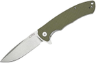 Ніж CJRB Knives Taiga G10 Green (27980238) - зображення 1