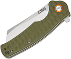 Ніж CJRB Knives Crag G10 Green (27980242) - зображення 3