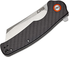 Нож CJRB Knives Crag CF Black (27980240) - изображение 3
