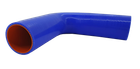 Патрубок кут 135 ° - D = 40 товщина = 4 мм (150 мм х 150 мм) силікон синій