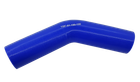 Патрубок кут 135 ° - D = 50 товщина = 4 мм (150 мм х 150 мм) силікон синій