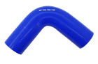Патрубок угол 90° - D=55 толщина = 4 мм (150 мм х 150 мм) силикон синий
