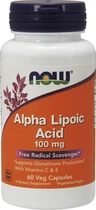 Натуральная добавка Now Foods Alpha Lipoic Acid 100мг Капсулы