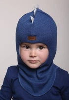 Зимова шапка шолом Beezy для хлопчика 1615-09-22 Дино нар. 4 (від 56 см)