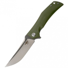 Карманный туристический складной нож Bestech Knife Scimitar Army Green BG05B-1 - изображение 1