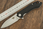 Кишеньковий туристичний складаний ніж Bestech Knife Beluga Black BG11D-2 - зображення 3