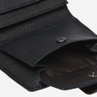 Мужской кожаный кошелек Laras K10010a Черный (ROZ6206118224) - изображение 8