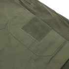 Тактическая футболка с коротким рукавом Lesko A416 Green XXL мужская на змейке с карманами камуфляжная (K/OPT2-4251-12420) - зображення 4