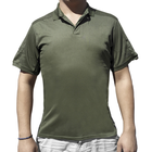 Мужская тактическая футболка с коротким рукавом Lesko A817 Green размер XXL форменная (K/OPT2-4855-15837) - зображення 4