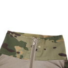 Тактическая рубашка Lesko A655 Camouflage 3XL (40р.) кофта с длинным рукавом камуфляжная армейская для военных (K/OPT2-4256-12572) - изображение 3