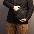 Тактична сумка-кобура для прихованого носіння Scout Tactical EDC crossbody ambidexter bag black - зображення 8