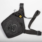 Тактична сумка-кобура для прихованого носіння Scout Tactical EDC crossbody ambidexter bag black - зображення 11