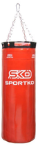 Мішок боксерський Sportko Бочонок PVC 75 см з кільцем Червоний (SP-6479P6-1)