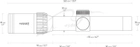 Прицел оптический Hawke Frontier 30 1-6x24 прицельная сетка Tactiacl Dot с подсветкой - изображение 4