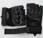 Тактические перчатки без пальцев Черный Размер XL (17092142123) - изображение 2