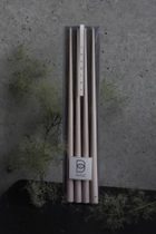 Свеча столовая высокая BBcandles 45 см 4шт бежевая "Sandstorm" - изображение 1