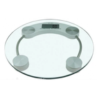 Напольные весы Domotec dt2003a до 180 кг (шаг 0,1 кг) стеклянные круглые