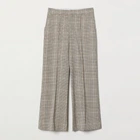 Брюки женские H&M 0693915_уз.клет. 34 Бежевые (KAY2000000944678)