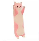 Мягкая Игрушка Кот Длинний 70см Подушка Обнимашка Розовая A-toys