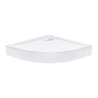 Поддон для душевой кабины Q-TAP Robin 90x90x12см полукруглый акриловый c сифоном белый ROBIN309912C
