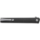 EDC нож CRKT CEO Flipper Plain Edge Satin with Black Handle 7097 - изображение 3